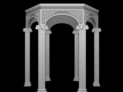 Mandap Dome 3D model