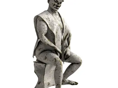 sculpt seat man  3D model
