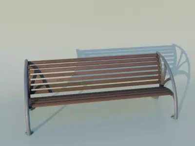 Modern Bench 3D model order