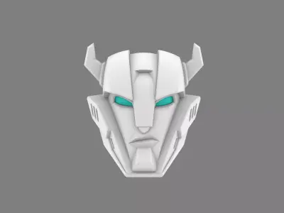 Rock Shooter head for WFC deluxe Cliffjumper 3D print model