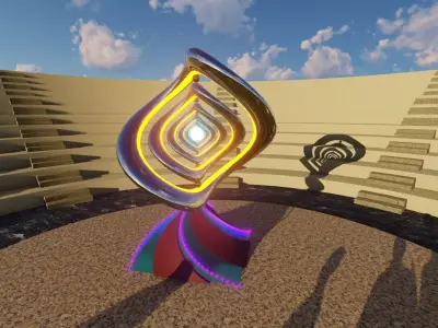 The Creative lighting 3D model