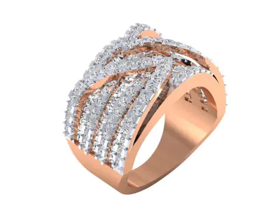 Women Ring Render 3dm STL MTL SLC JCD OBJ FBX Details 3D print model 36
