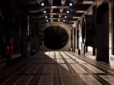 Spaceship Interior 3D model buy