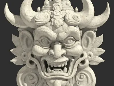 Balinese Demons - 3 Models 3D Model Pack
