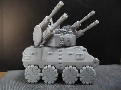 CHIBI-TECH SD - BLACK MAMMOTH MOBILE COMMAND 3D print model