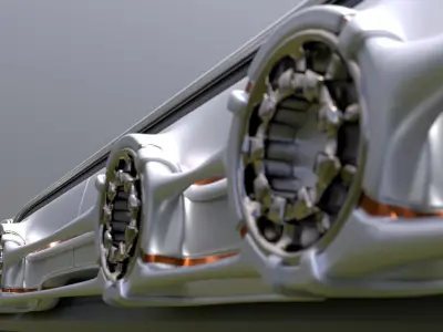 Future Train 01 3D model