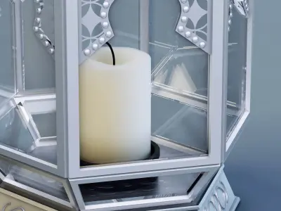 Lantern Moroccan Style Large 3D model