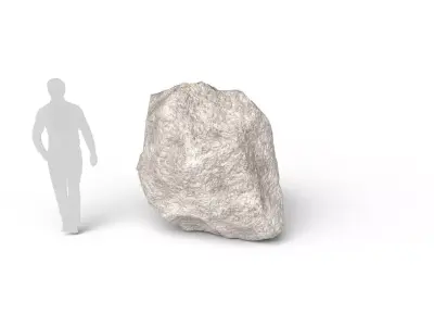Rock M10A Low-poly 3D model