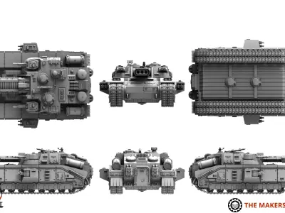 Universal Guard - Heavy Battle Tank 2 3D print model