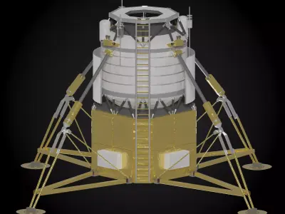 Blue Origin Descent Element 3D model