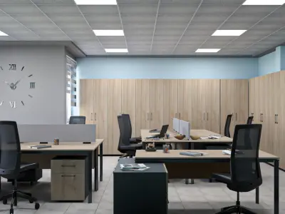 Office Design 2 3dsmax and vray  3D model