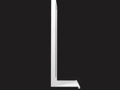 Plastic Fixed Window Low-poly 3D model