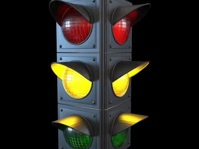 Trafic Light 3D model
