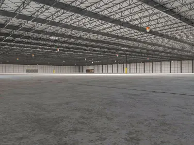 Exhibition Hall interior 21 3D model