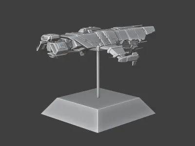 Tengu Spaceship from EVE Online Game 3D print model