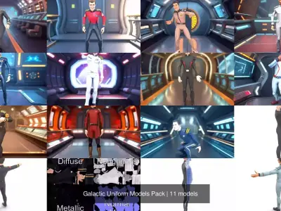 Galactic Uniform Models Pack