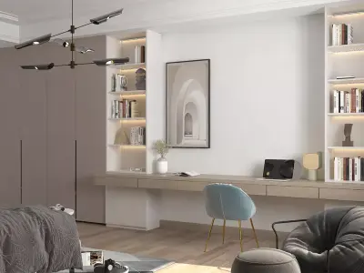 BEDROOM 3D model 25