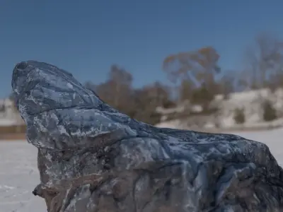 3D Street Stone 3D model