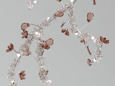 Swarovski Blossom Chandelier 3D model