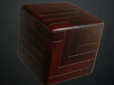 Natural Knotted Pine Wood Planks PBR Seamless Texture