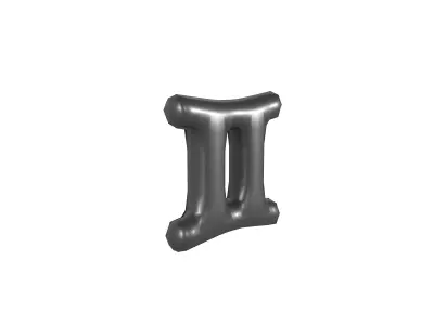 Gemini v2 001 Low-poly 3D model