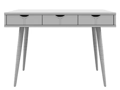 Neptune desk black 3D model