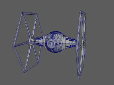 star wars tie fighter 3D model