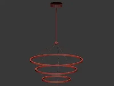 Untitled halo pendant light 3D model
