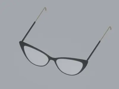 Librarian Glasses 3D model