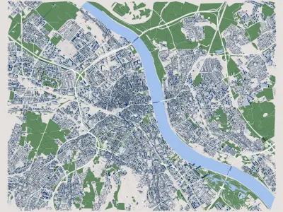 Bonn City Germany 3D model