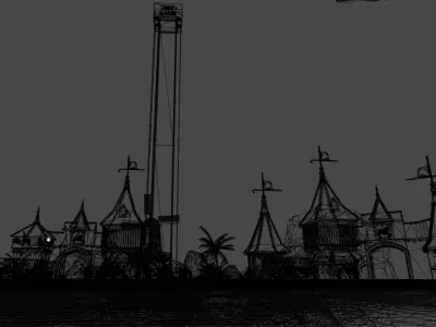 Free fall small 3D model