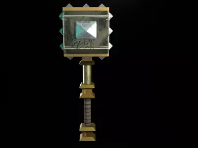 Fantasy Old  Hammer 3D model