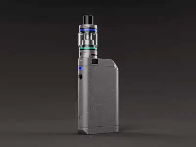 Sleek Modern Vape Device with LED Indicator 3D model