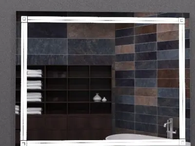 Illuminated Mirror 12 3D model