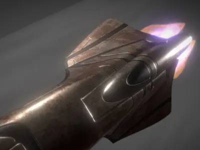 Spaceship - Keeper - Rusty Version 3D model