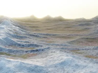 -Mountains Terrain V2- 3D model