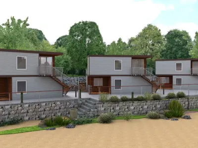Recreation Center Houses  3D model