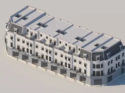 Townhouse 001 3D model