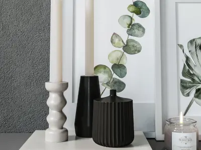 Decorative set interior 05 3D model