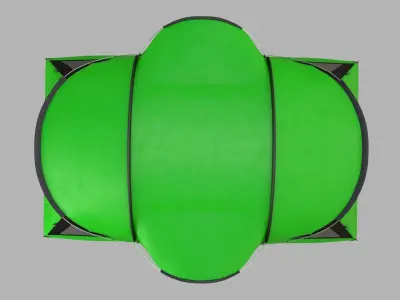 Tent Light Green 3D model