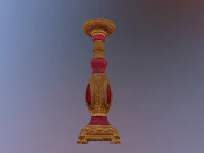 Decorative Candle Holder 3D model