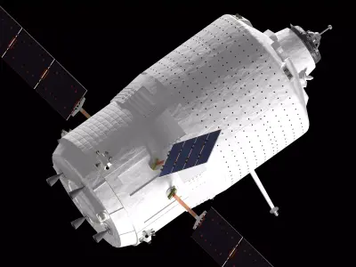 Automated Transfer Vehicle spacecraft 3D model