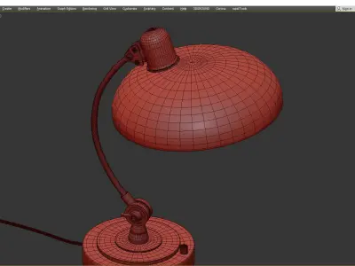 BRUNO TABLE LAMP Low-poly 3D model