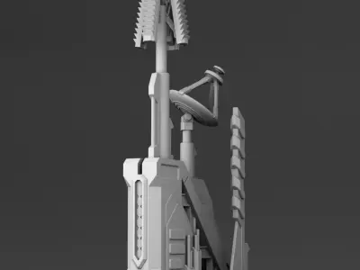 Martian Strategic Management Center 3D print model