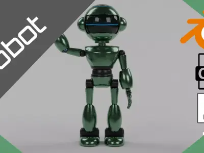 Robot 3D model 37