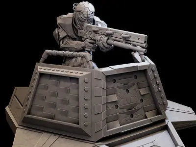 CosmoTrooper for 3d Print 3D print model