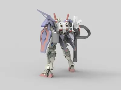 Gundam 00 Aile Finish 3D model