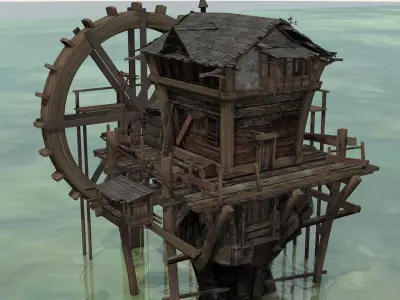 Swamp House 3D model