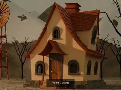 3D Cottage Collection 3D Model Pack
