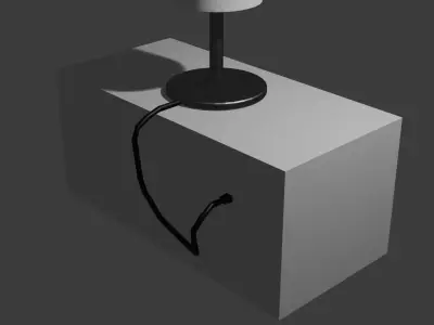 lamp cord Free low-poly 3D model